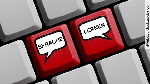 Computer Tastatur: Sprache lernen