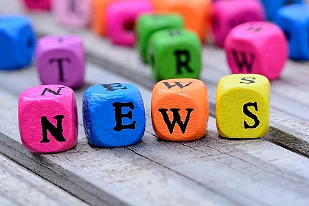 News word on table