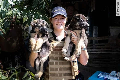 Gemma Campling in der Ukraine