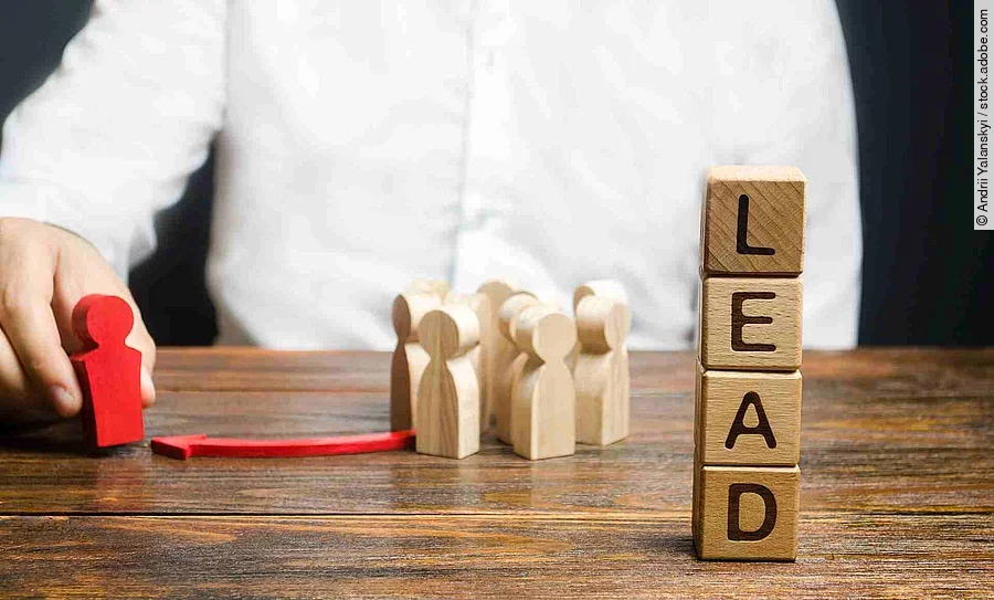 A businessman appoints a group of people a new leader. Appointme