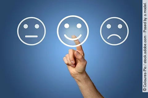 Bewertung anhand von Smileys