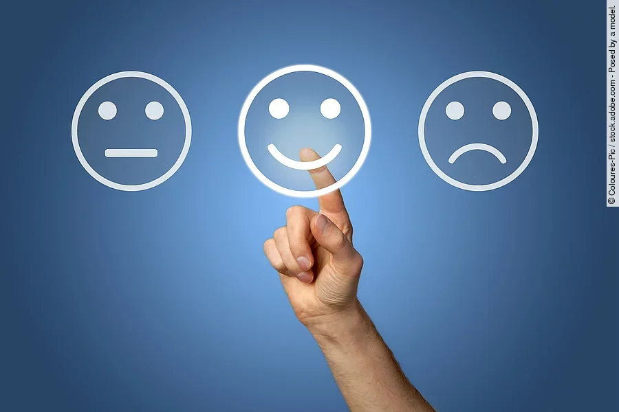 Bewertung anhand von Smileys Bewertung anhand von Smileys
