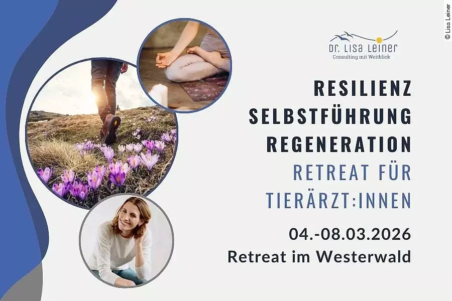 Dr. Lisa Leiner bietet im März 2026 ein Retreat für Tierärzt*innen an.