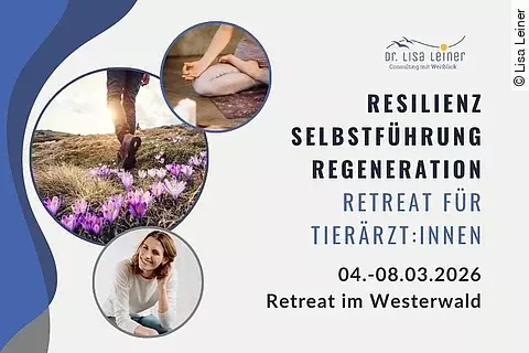 Dr. Lisa Leiner bietet im März 2026 ein Retreat für Tierärzt*innen an.