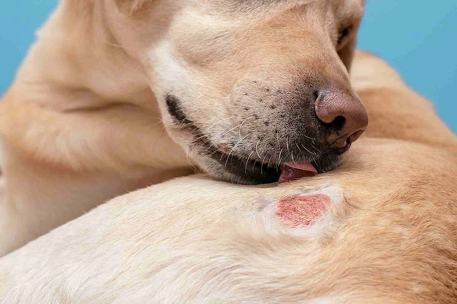 Hot Spot beim Hund