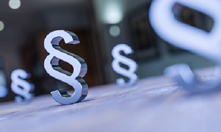 Pargraphen - Symbol für Recht, Anwalt oder Kanzlei